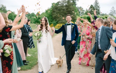 Dog-Friendly Wedding at Buxted Park Hotel in East Sussex | E+J