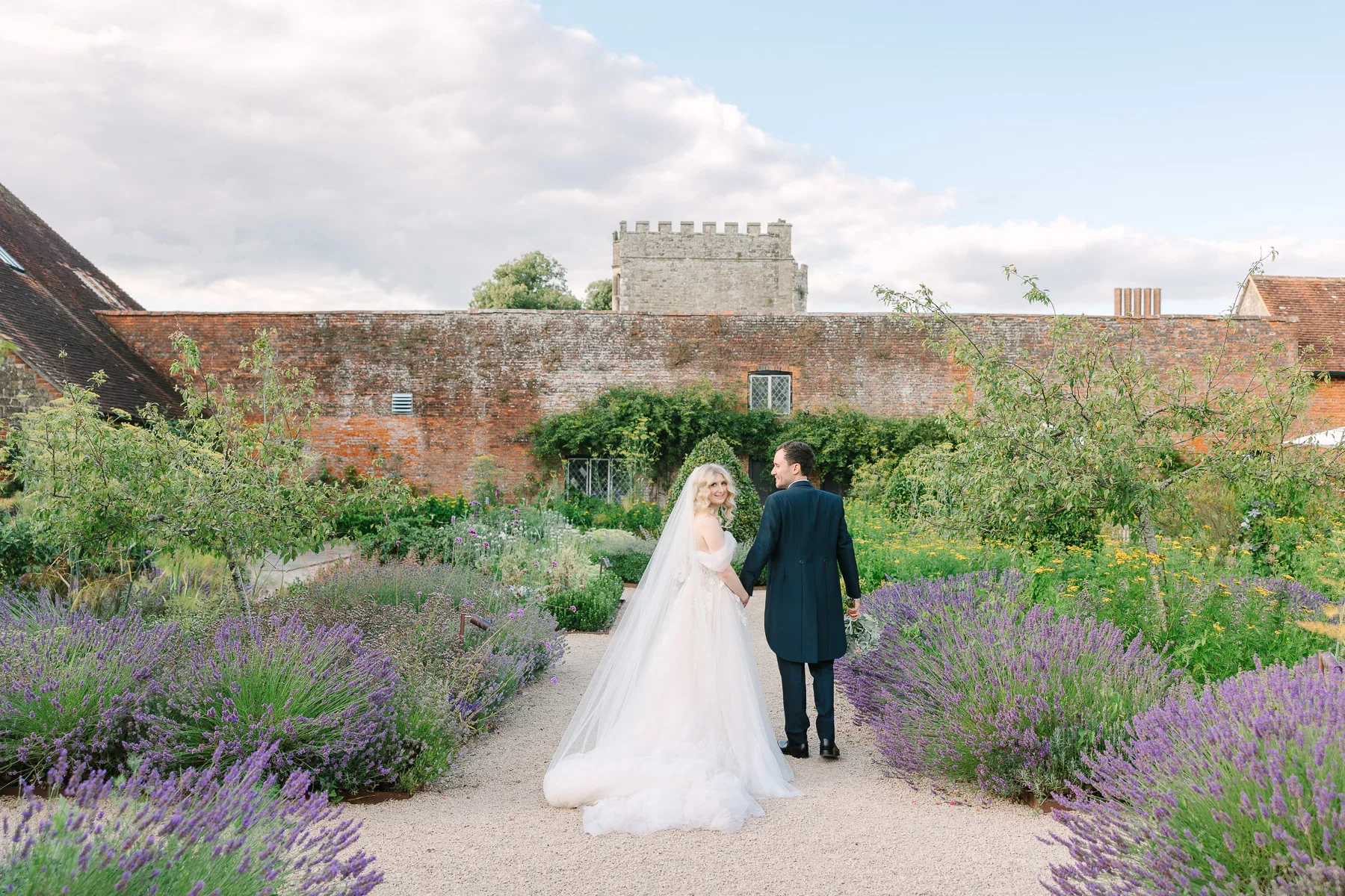 Walled Garden at Cowdray Midhurst​ wedding photo