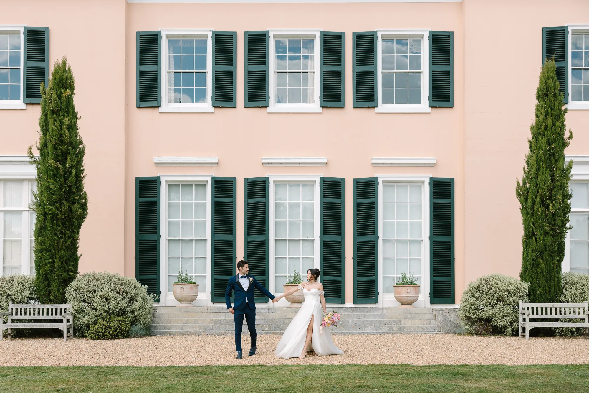marquee wedding Sussex venue with romantic gardens